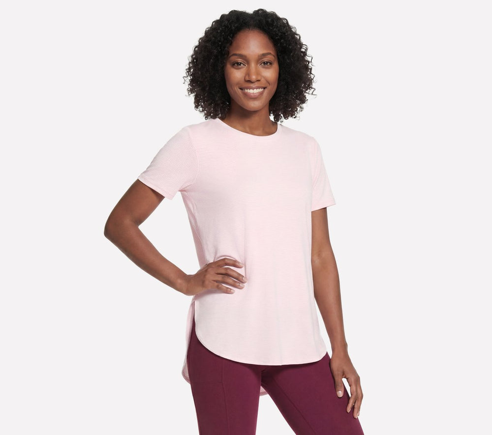 GO DRI Swift Stripe Tunic Tee|Skechers