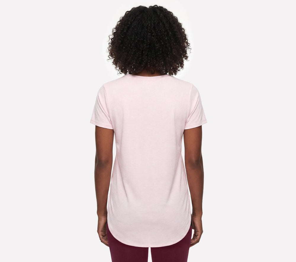 GO DRI Swift Stripe Tunic Tee|Skechers