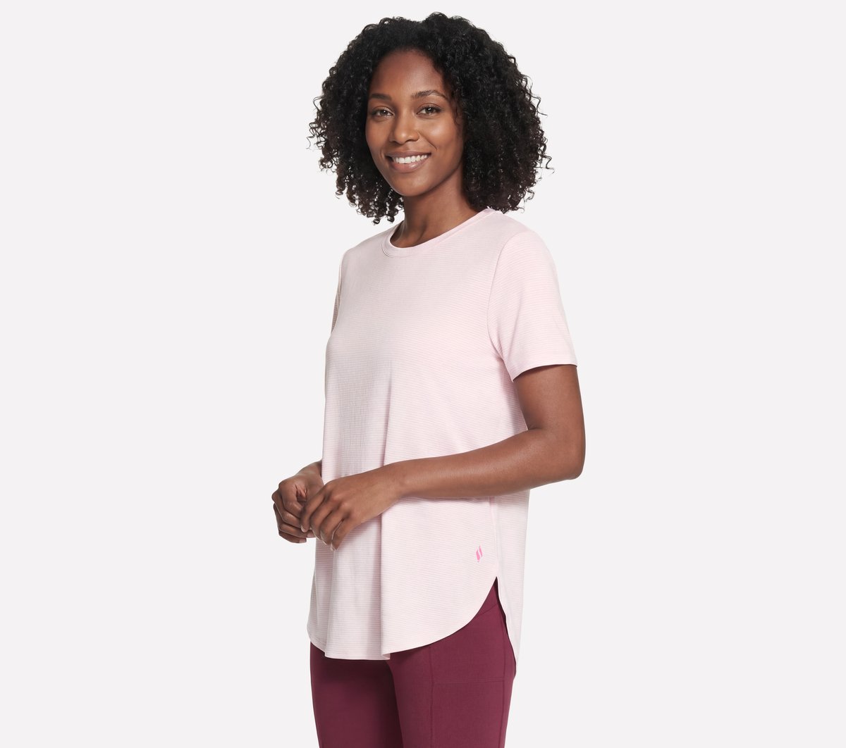 GO DRI Swift Stripe Tunic Tee|Skechers