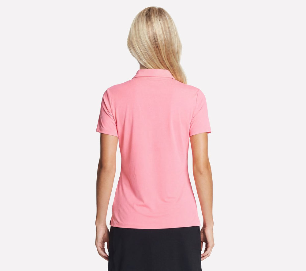 GO GOLF Short Sleeve Birdie Zip Front Polo|Skechers