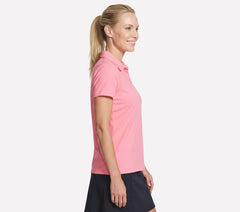 GO GOLF Short Sleeve Birdie Zip Front Polo|Skechers