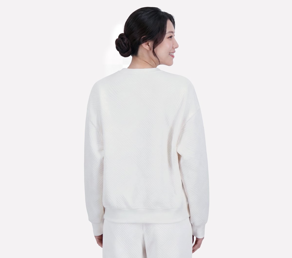 Downtown Cozy Fit Long Sleeve Crew|Skechers