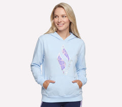 Floral Diamond Pullover Hoodie|Skechers