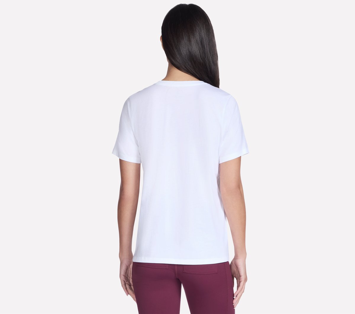 Floral Diamond Short Sleeve Tee|Skechers