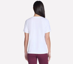 Floral Diamond Short Sleeve Tee|Skechers