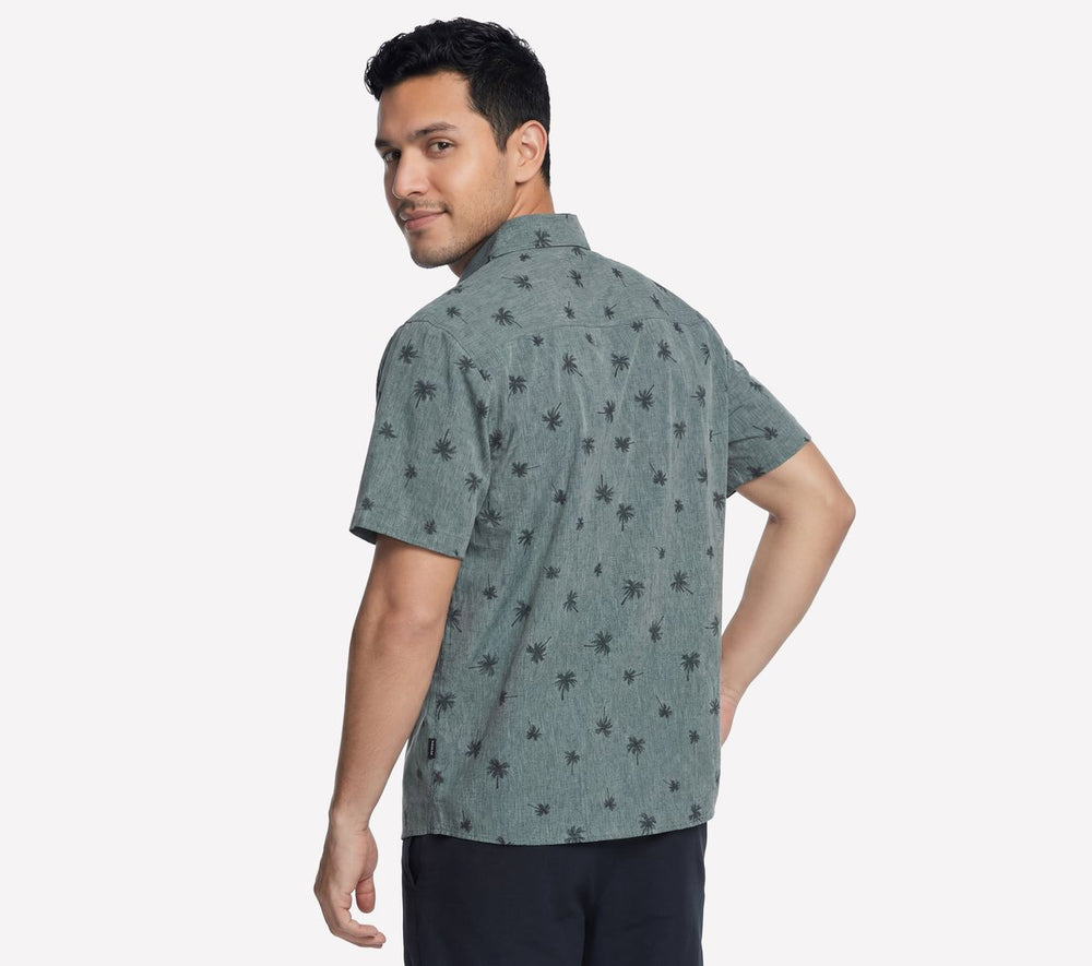 The GO WALK Air Printed Short Sleeve Shirt|Skechers