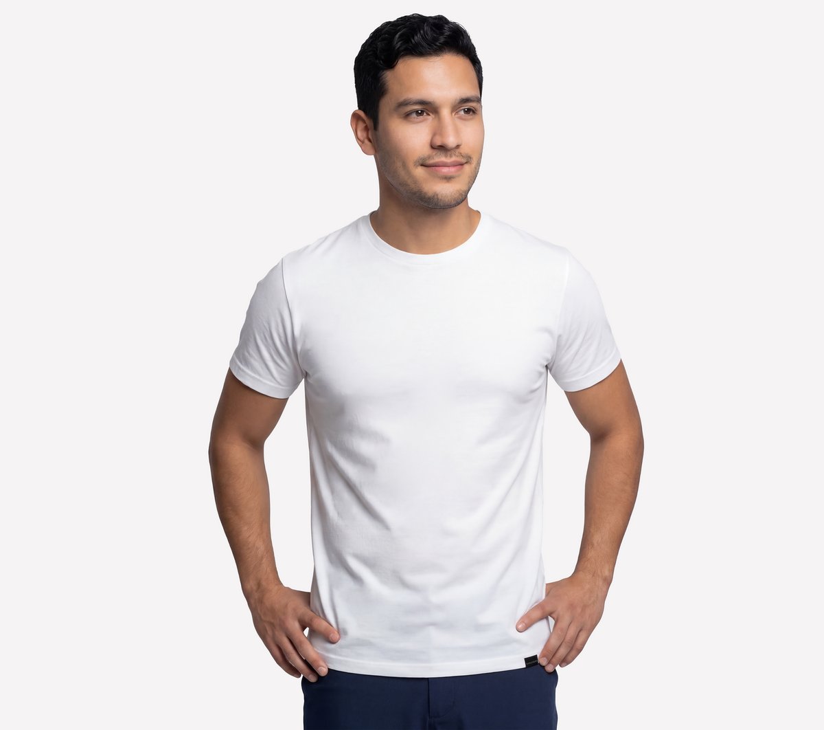 GO DRI All Day Solid Tee|Skechers