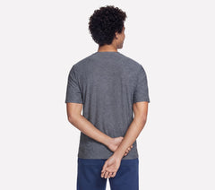 GO DRI All Day Stripe Tee|Skechers