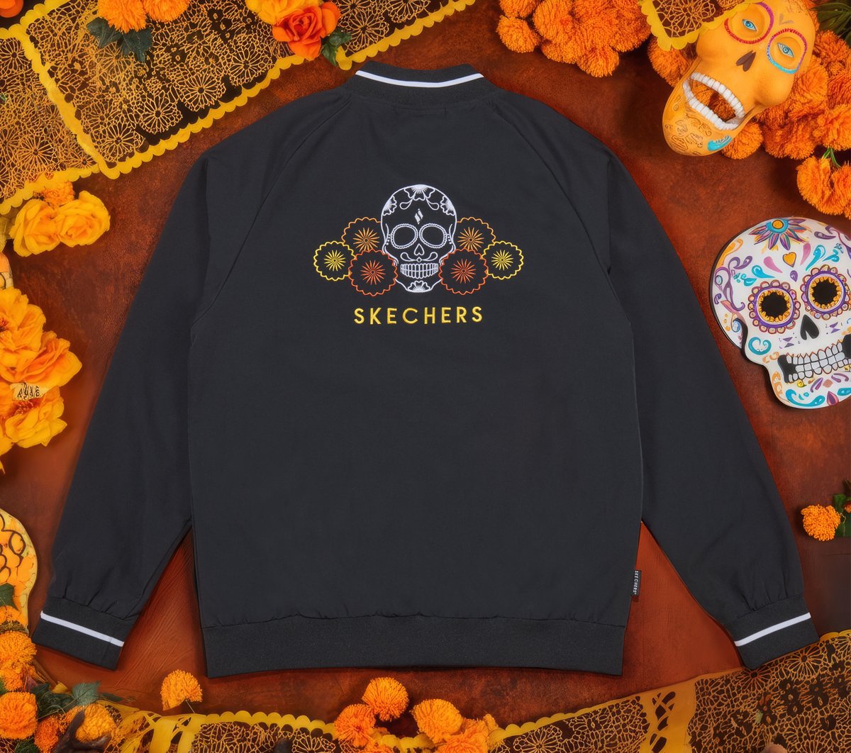 Dia de Muertos Bomber Jacket|Skechers