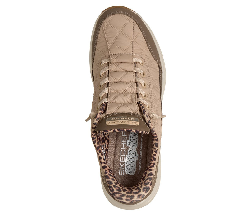 Slip-ins: Contour Foam - Cozy Fit Leopard Dream|Skechers