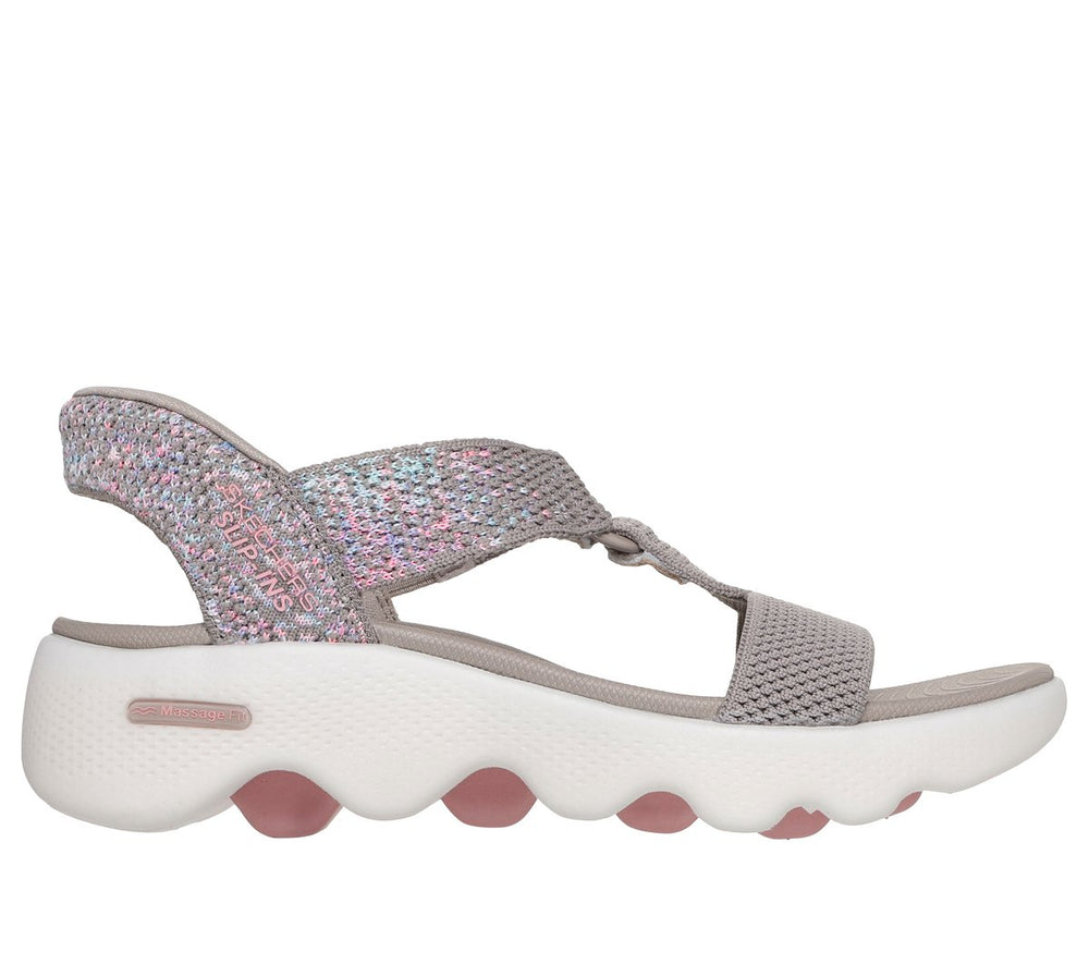 Slip-ins: GO WALK Massage Fit Sandal - Confetti Sky|Skechers