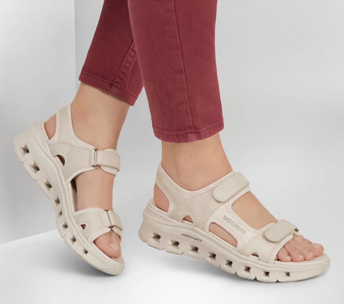 Arch Fit Glide-Step Pro Sandal - Trail Queen|Skechers