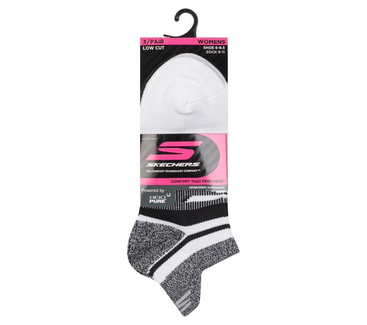 3 Pack Women's Performance Low Cut Running Heel Tab Socks|Skechers