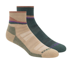 2 Pack Women's Trail Quarter Socks|Skechers