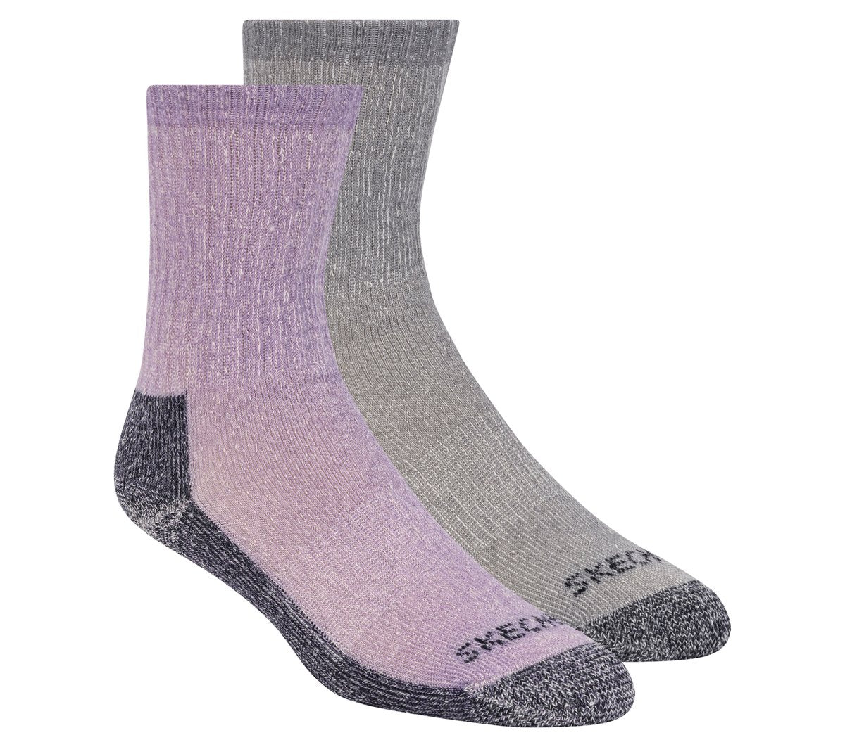 2 Pack Women's Crew Wool Socks|Skechers