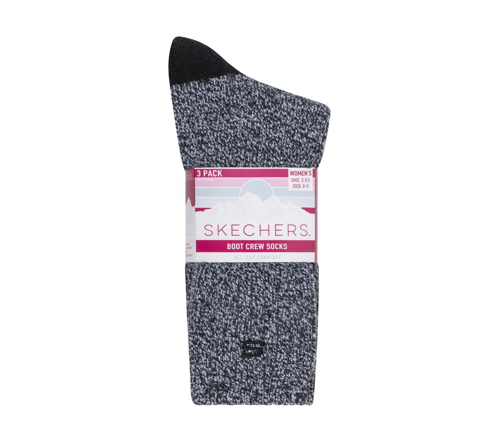 Super Soft Boot Crew Socks - 3 Pack|Skechers