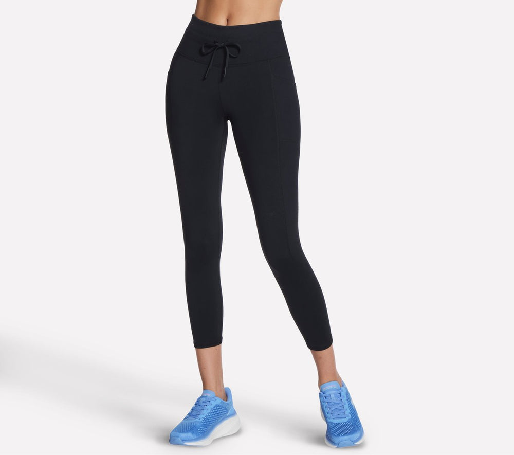GO WALK Rib Mix High Waisted 7/8 Legging|Skechers