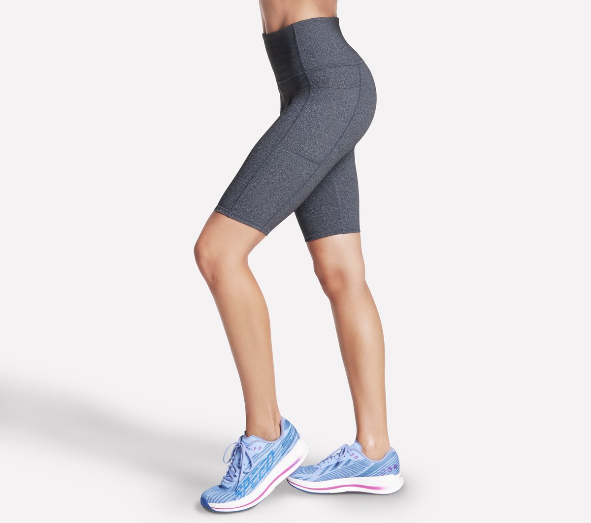 GO WALK High Waisted 10 Inch Bike Short|Skechers