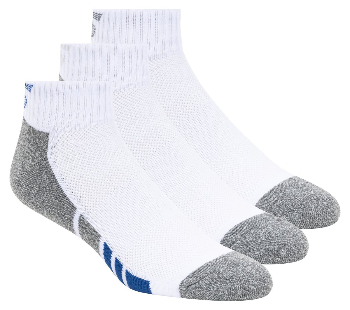 3 Pack Men's Half Terry Quarter Crew Socks|Skechers
