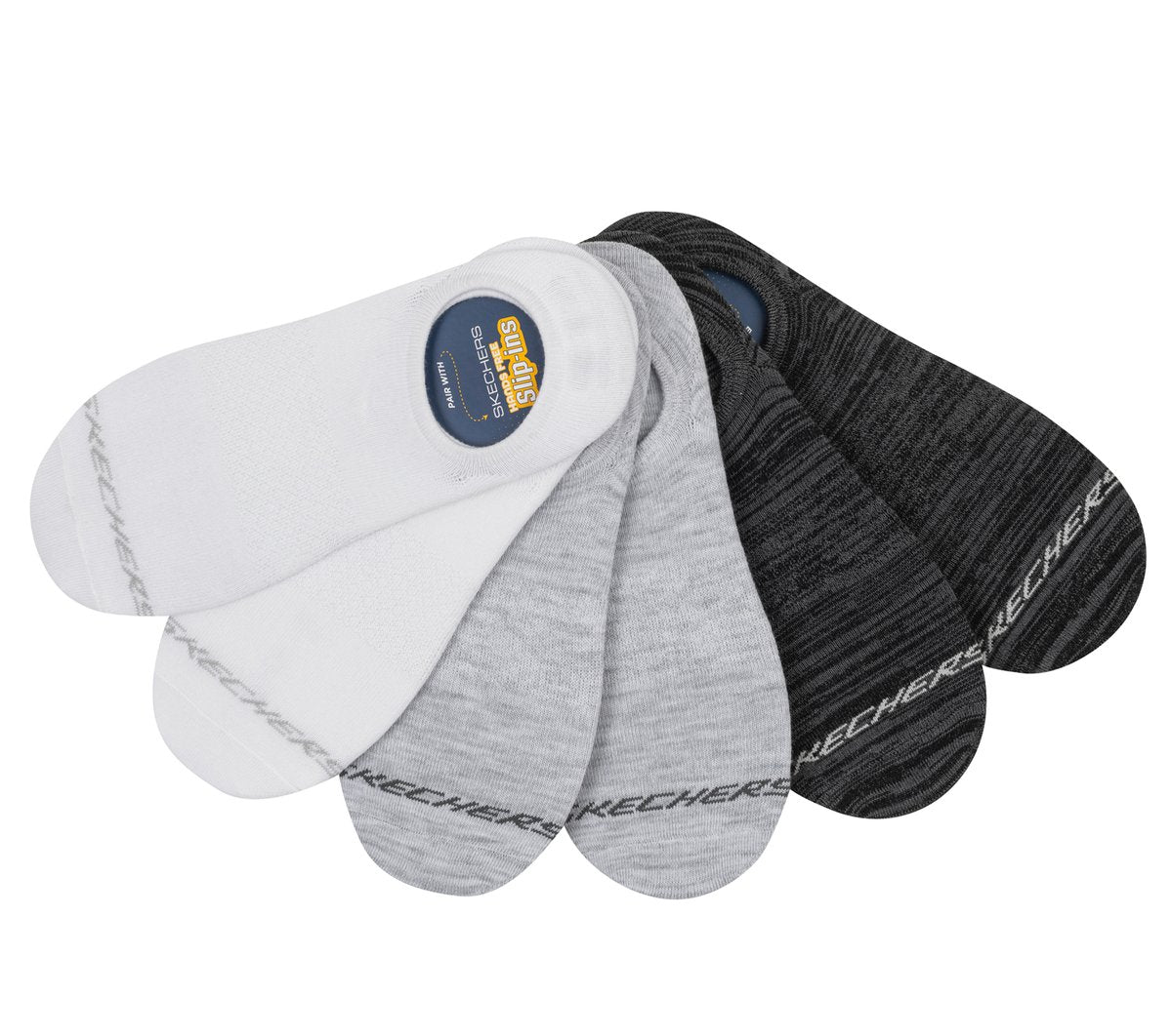 6 Pack Men's Sneaker Liner Socks|Skechers