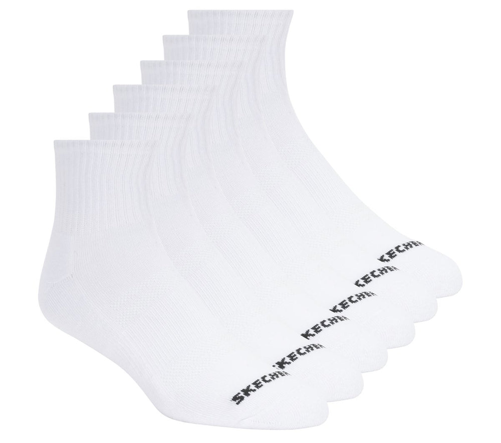 6 Pack Core Quarter Large Socks|Skechers