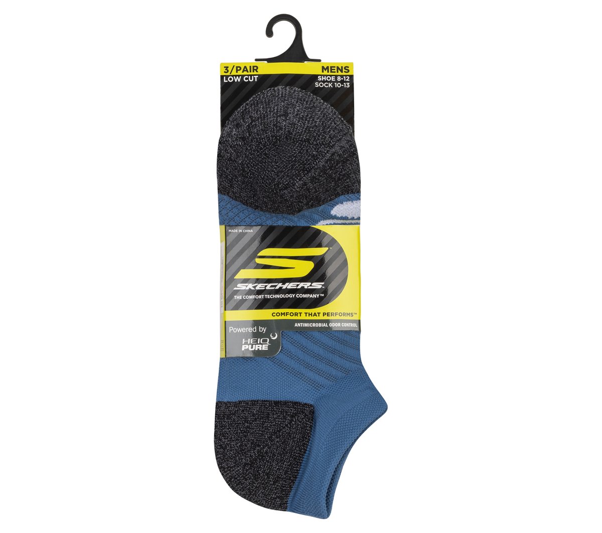 3 Pack Men's Terry Low Cut Socks|Skechers