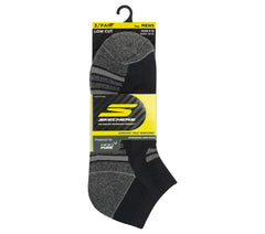 3 Pack Men's Half Terry Low Cut Socks|Skechers