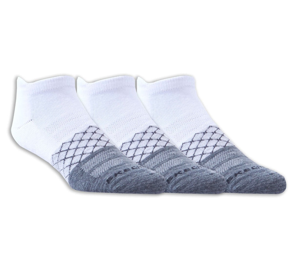 3 Pack Diamond Arch Socks|Skechers