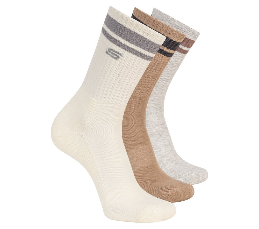 3 Pack Men's Lifestyle Crew Socks|Skechers