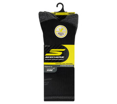 3 Pack Men's Reflective Performance Crew Socks|Skechers