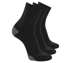 3 Pack Men's Performance Running High Quarter Socks|Skechers