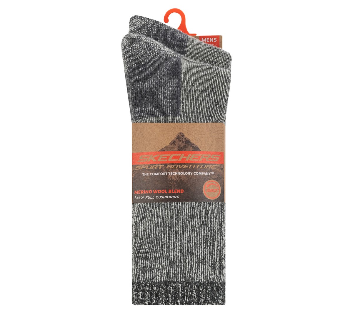 2 Pack Men's Crew Wool Socks|Skechers