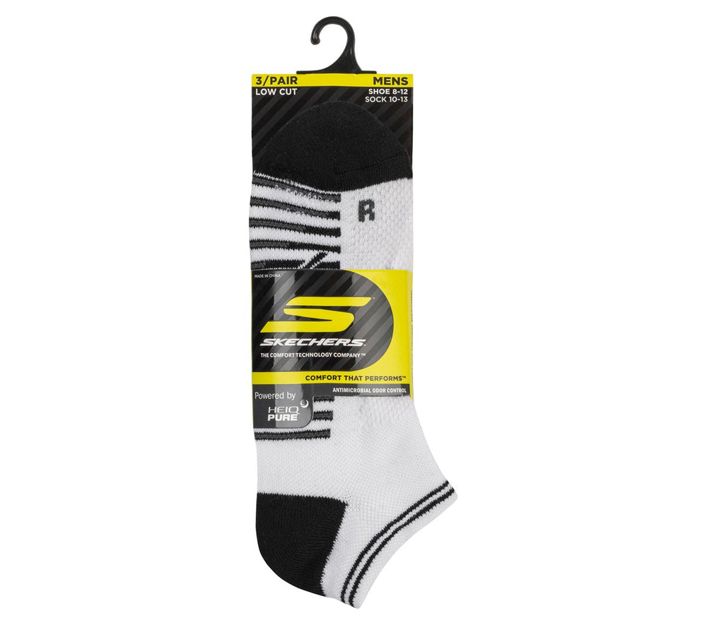 3 Pack Men's Performance Low Cut Running Socks|Skechers