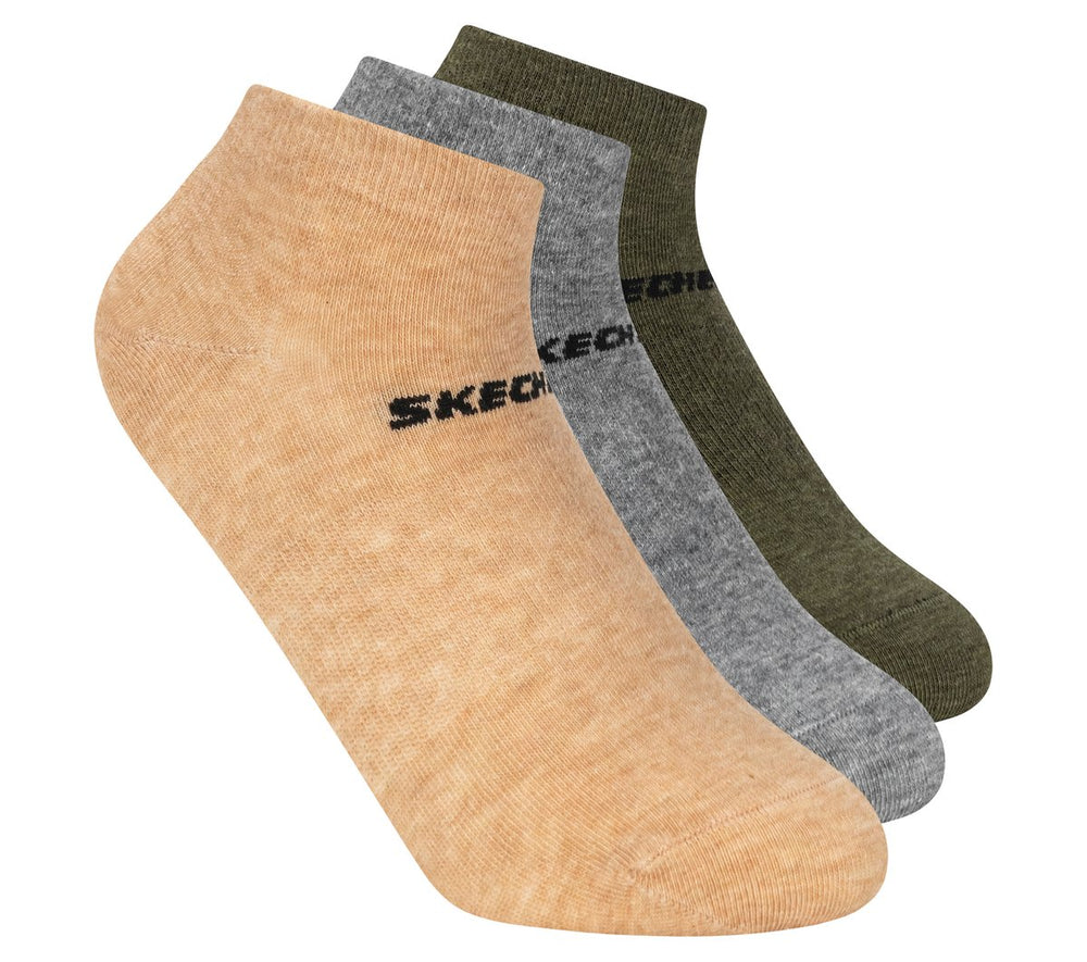 3 Pack Boys' Low Cut Cotton Socks|Skechers