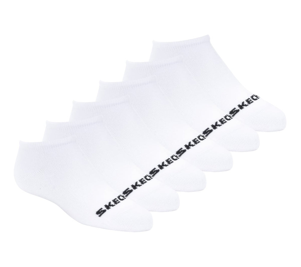 Cotton No-Show Socks - 6 Pack|Skechers