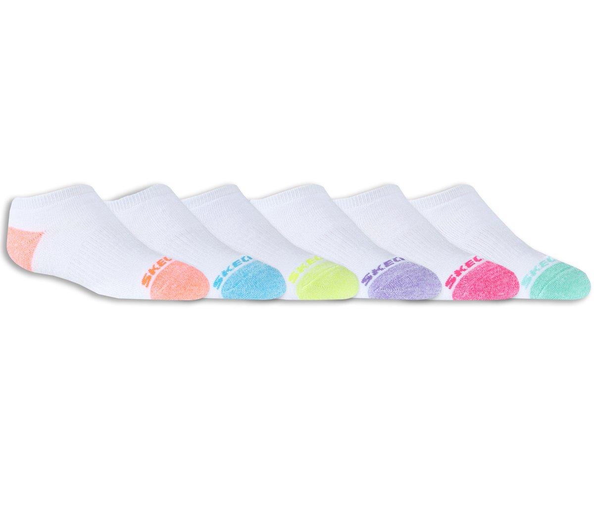 6 Pack Low Cut Walking Socks|Skechers