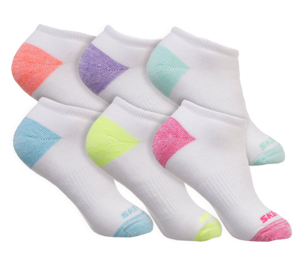 6 Pack Low Cut Walking Socks|Skechers
